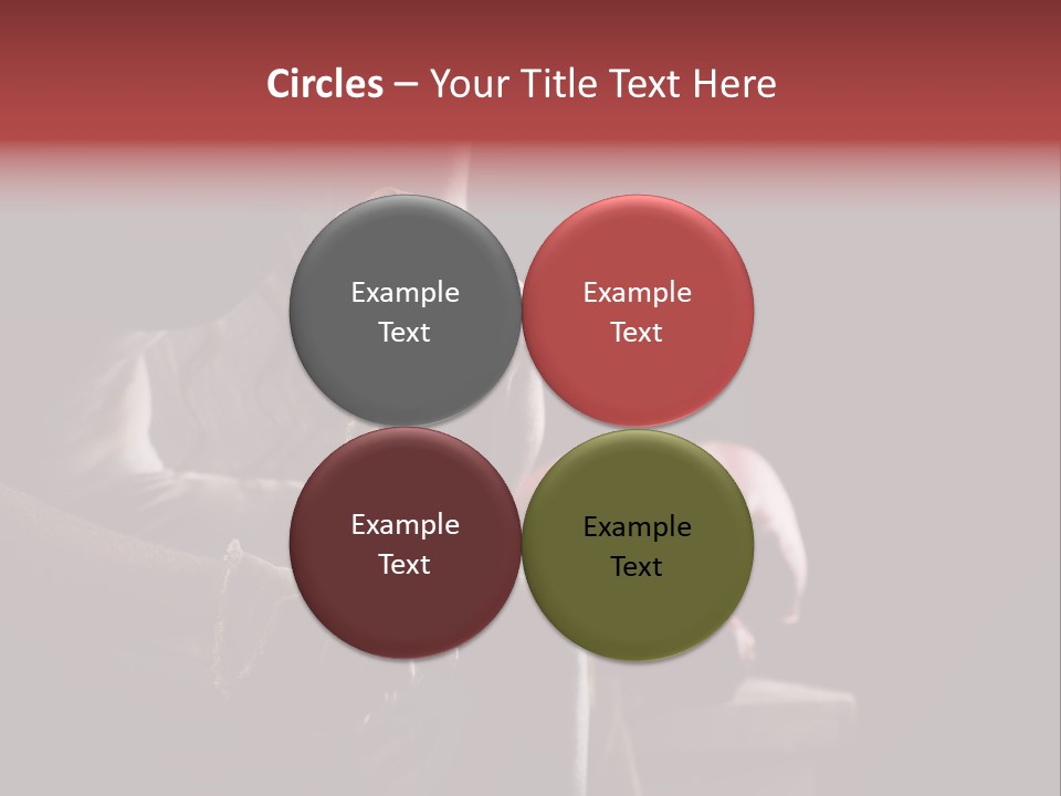 Girl Athlete Sports Clothing PowerPoint Template