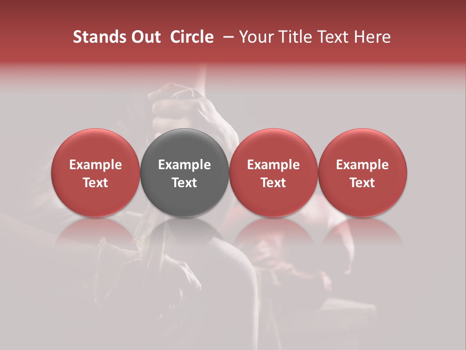 Girl Athlete Sports Clothing PowerPoint Template