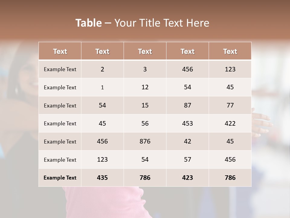 Latin Abs Abdominales PowerPoint Template