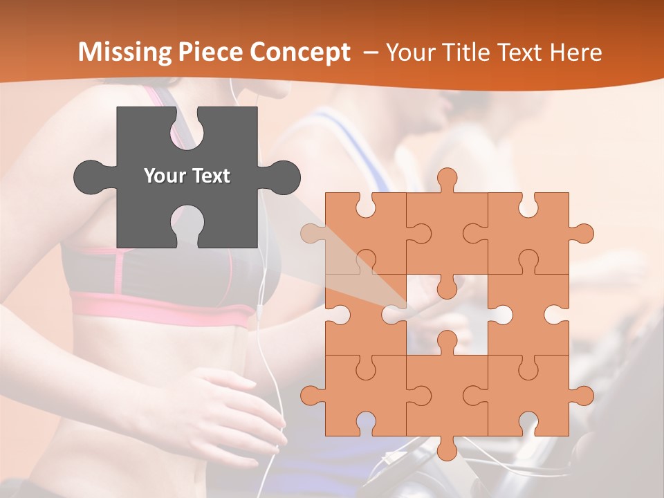 Center Male Shoulder PowerPoint Template