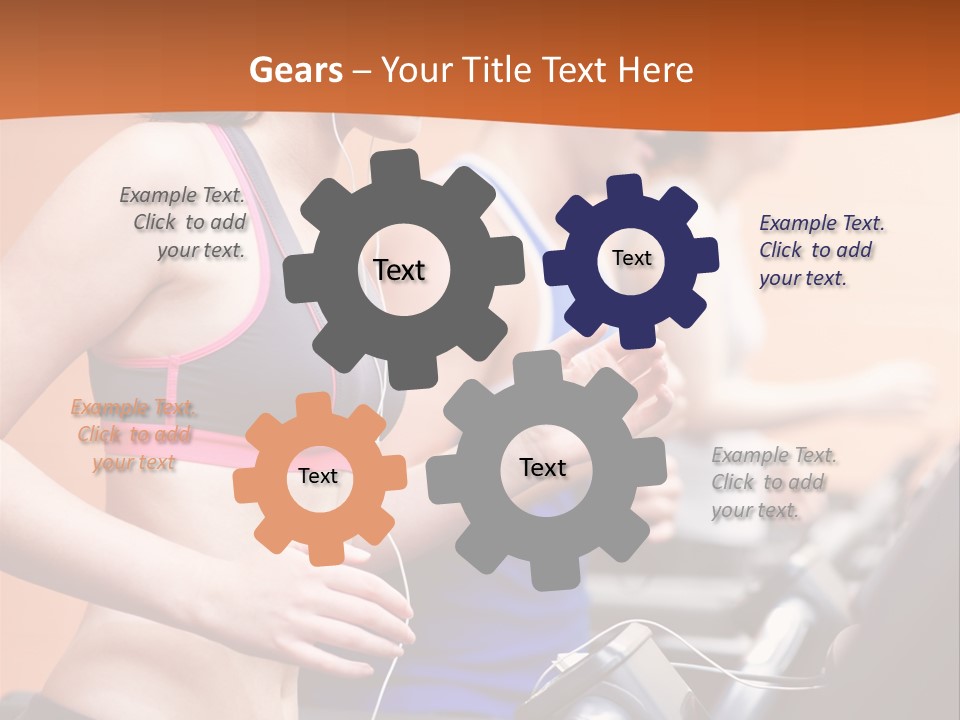 Center Male Shoulder PowerPoint Template