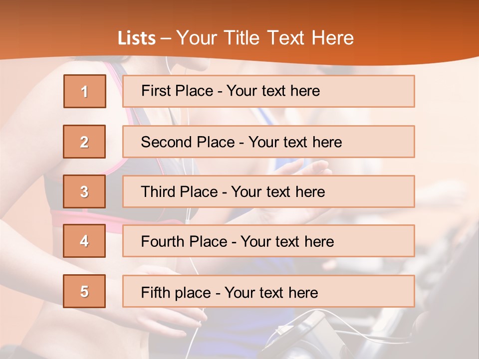 Center Male Shoulder PowerPoint Template