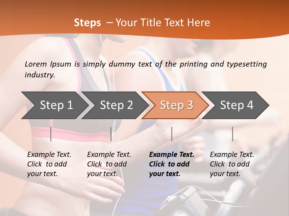 Center Male Shoulder PowerPoint Template