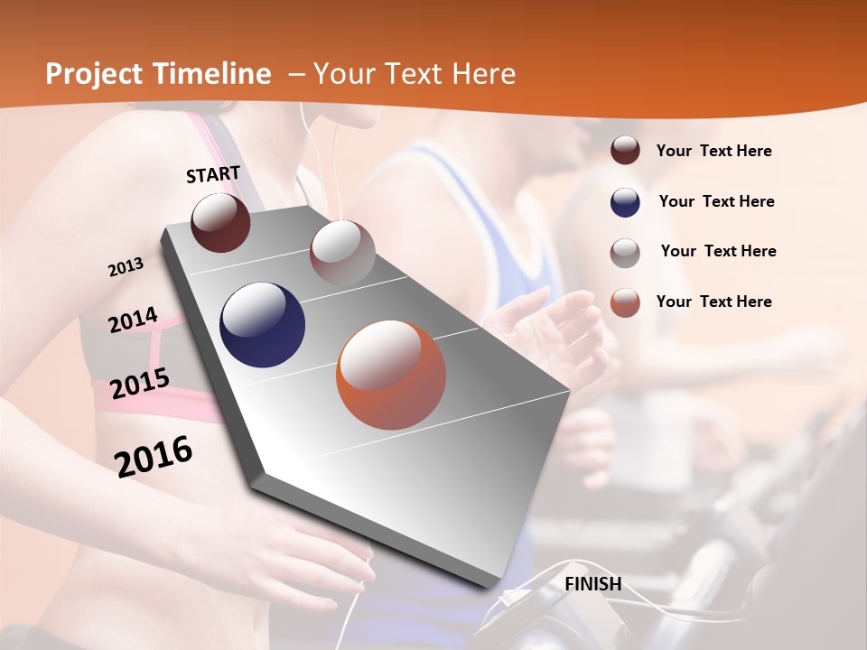Center Male Shoulder PowerPoint Template