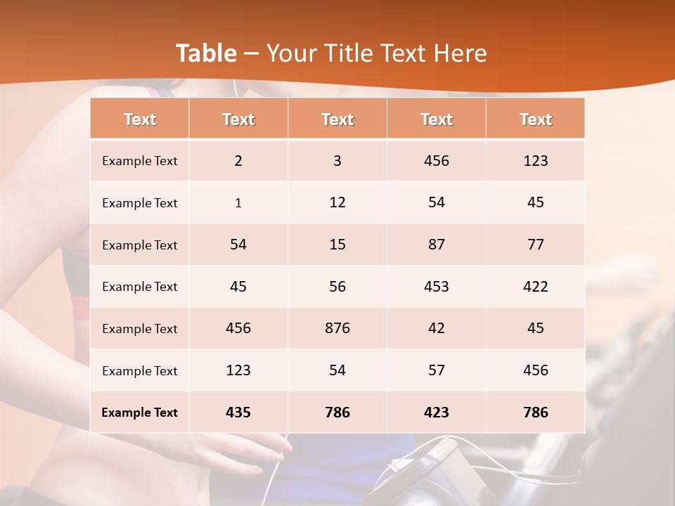 Center Male Shoulder PowerPoint Template