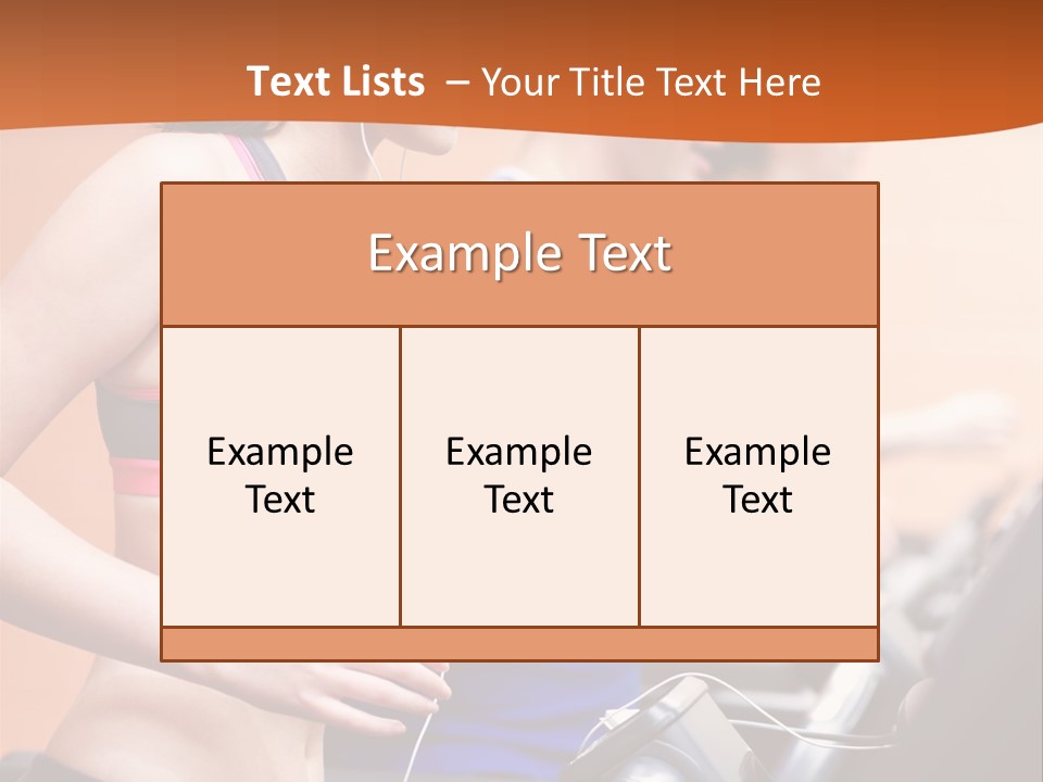 Center Male Shoulder PowerPoint Template