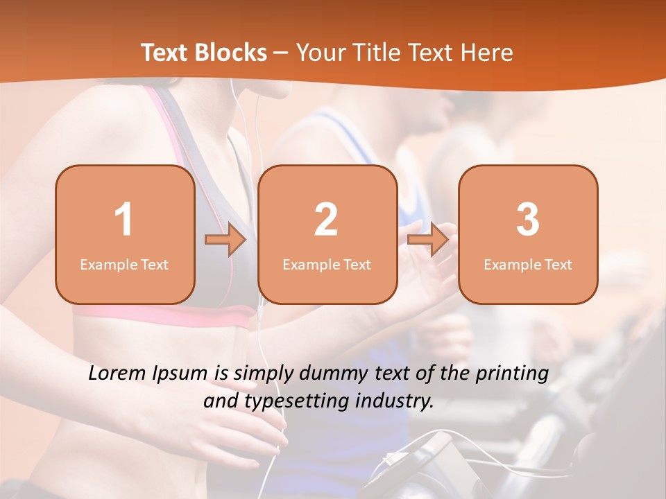 Center Male Shoulder PowerPoint Template