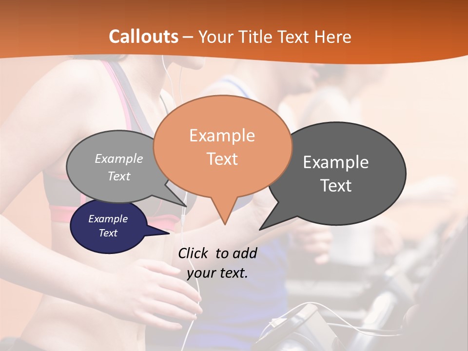 Center Male Shoulder PowerPoint Template