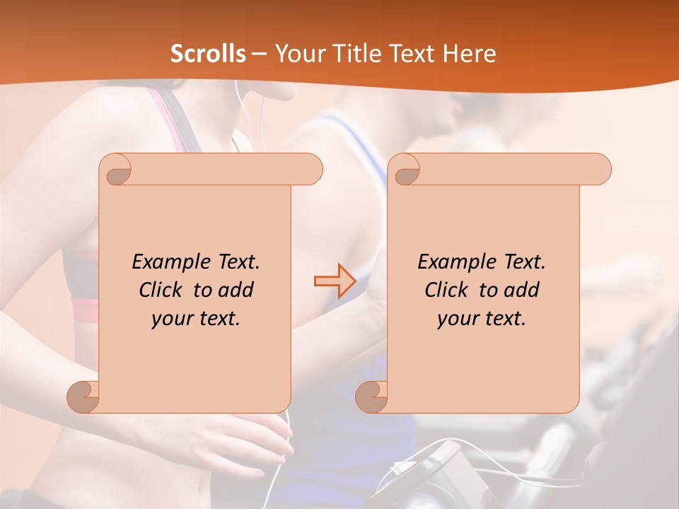 Center Male Shoulder PowerPoint Template