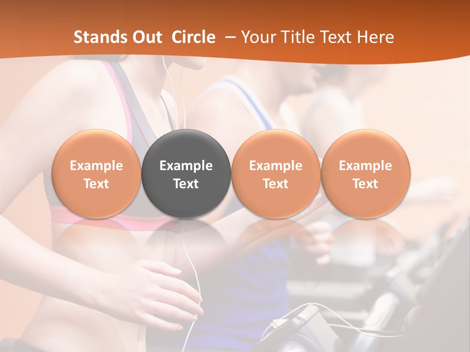 Center Male Shoulder PowerPoint Template