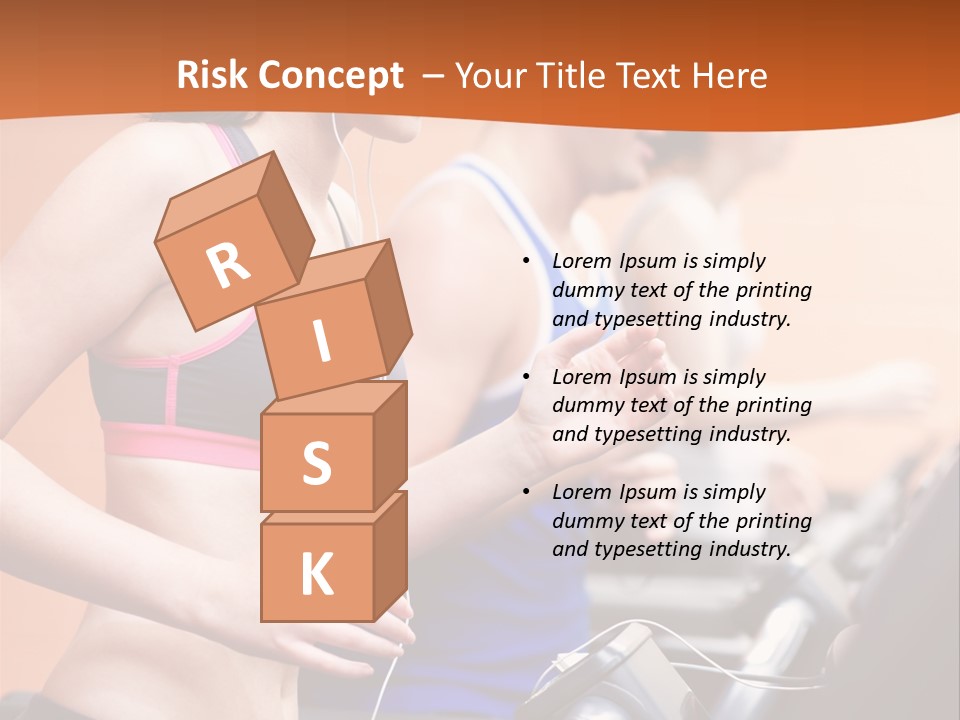 Center Male Shoulder PowerPoint Template