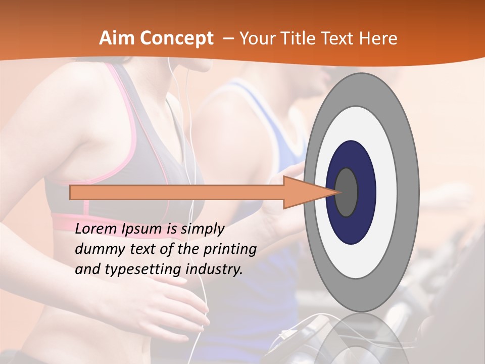 Center Male Shoulder PowerPoint Template