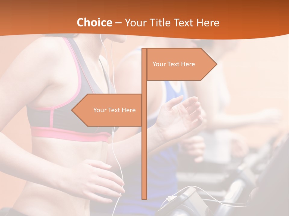 Center Male Shoulder PowerPoint Template