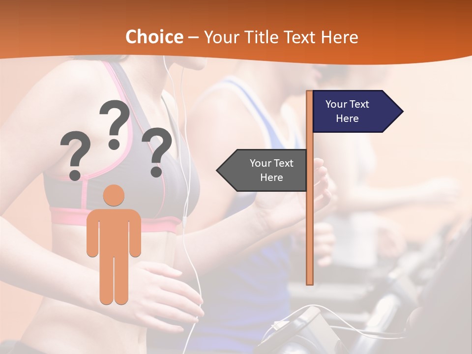 Center Male Shoulder PowerPoint Template