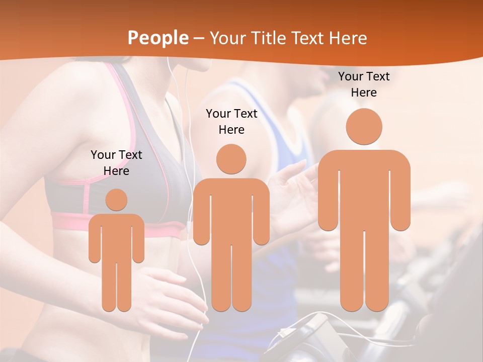 Center Male Shoulder PowerPoint Template