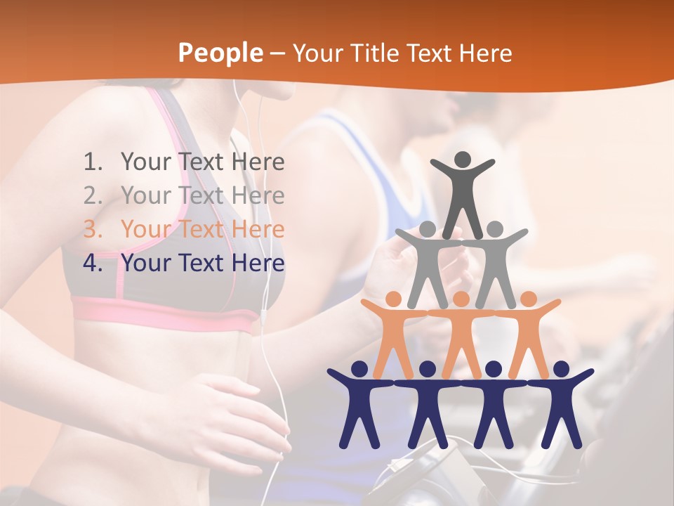 Center Male Shoulder PowerPoint Template