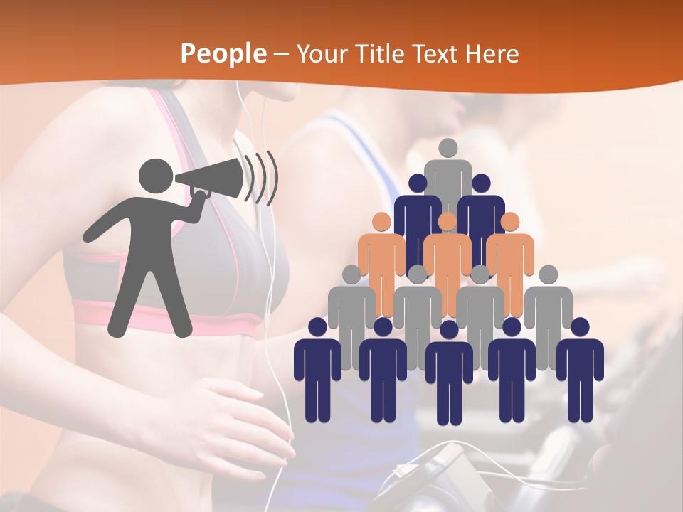 Center Male Shoulder PowerPoint Template