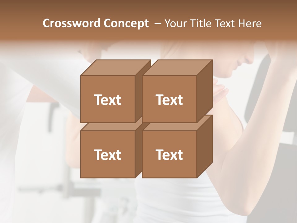 Two Stationary Equipment Athletic Injury PowerPoint Template