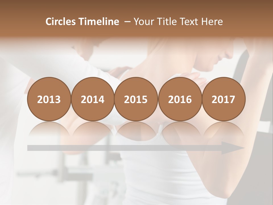 Two Stationary Equipment Athletic Injury PowerPoint Template