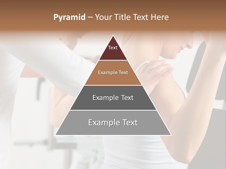 Two Stationary Equipment Athletic Injury PowerPoint Template