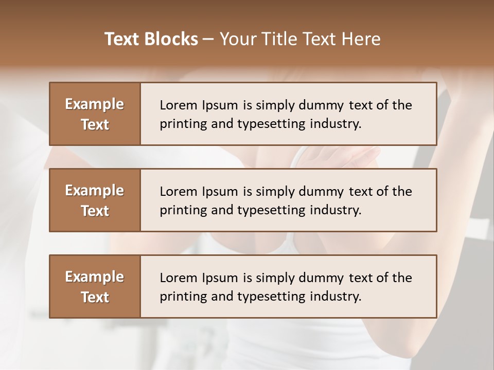 Two Stationary Equipment Athletic Injury PowerPoint Template