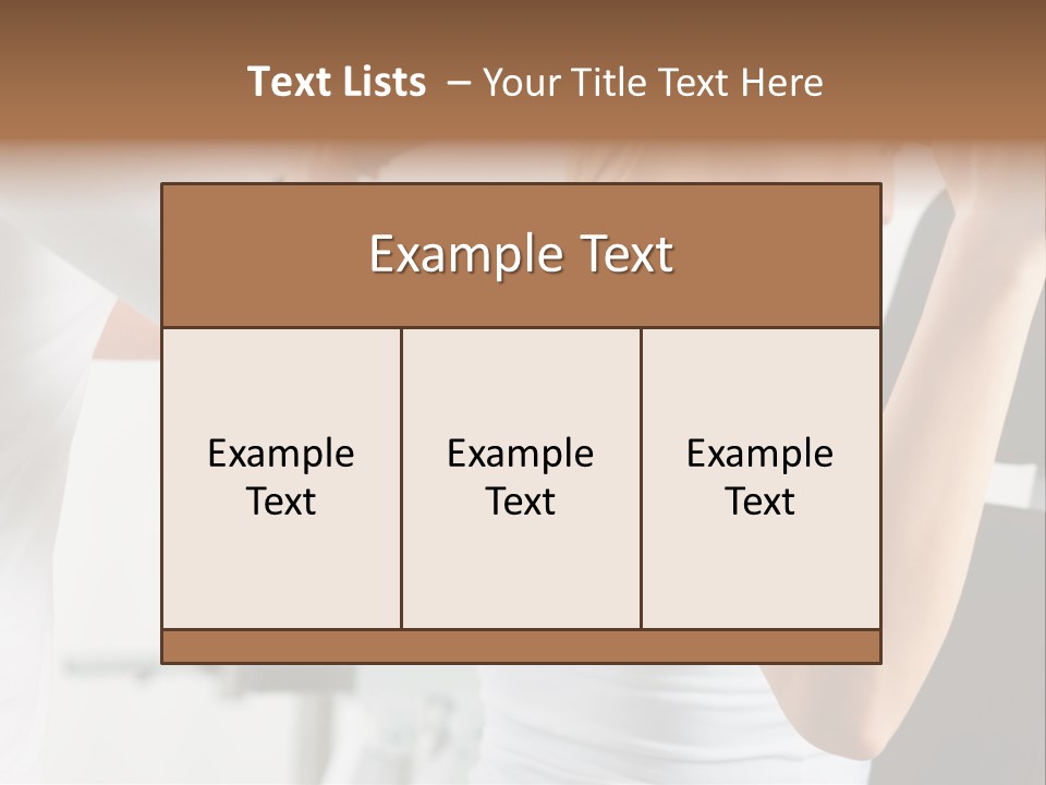 Two Stationary Equipment Athletic Injury PowerPoint Template