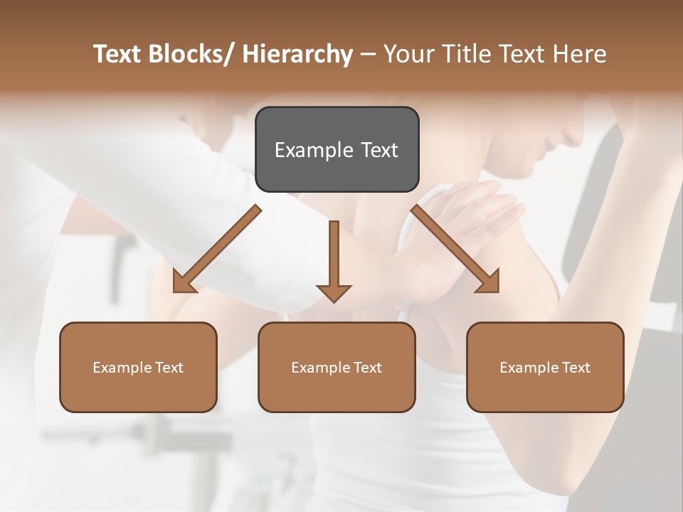 Two Stationary Equipment Athletic Injury PowerPoint Template