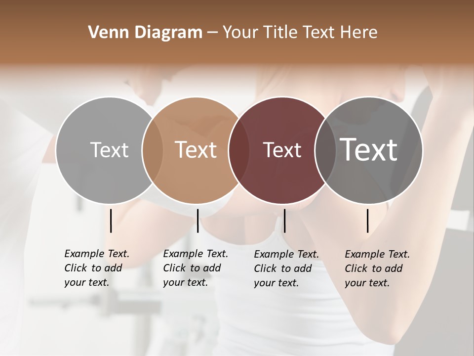 Two Stationary Equipment Athletic Injury PowerPoint Template