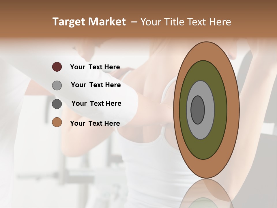 Two Stationary Equipment Athletic Injury PowerPoint Template