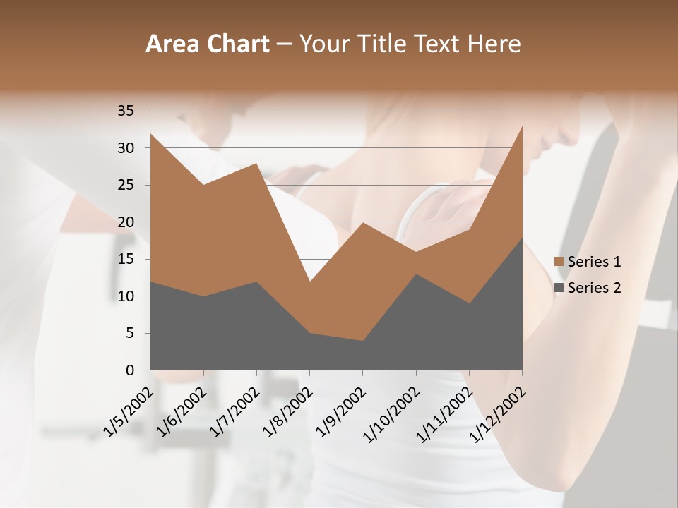 Two Stationary Equipment Athletic Injury PowerPoint Template