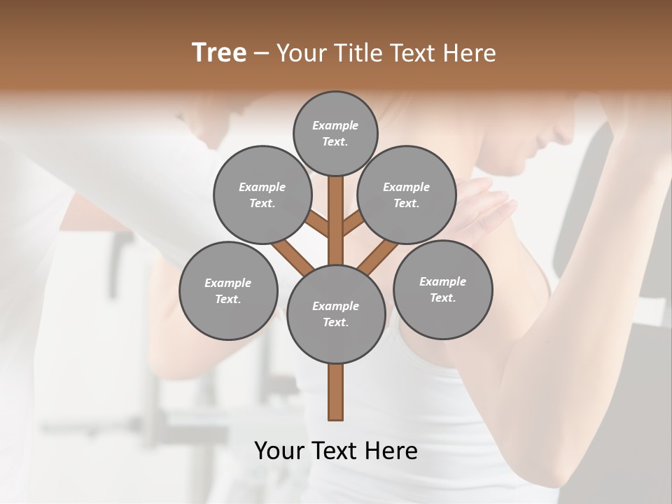 Two Stationary Equipment Athletic Injury PowerPoint Template