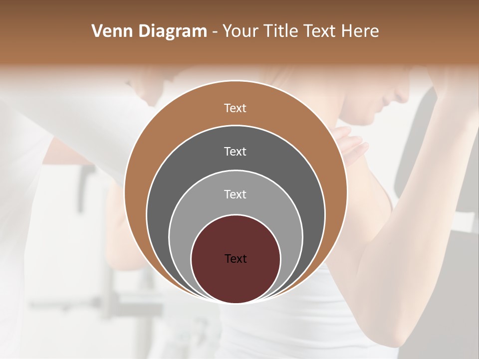 Two Stationary Equipment Athletic Injury PowerPoint Template