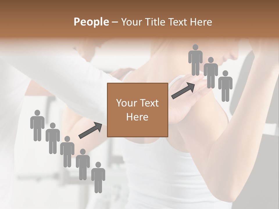 Two Stationary Equipment Athletic Injury PowerPoint Template