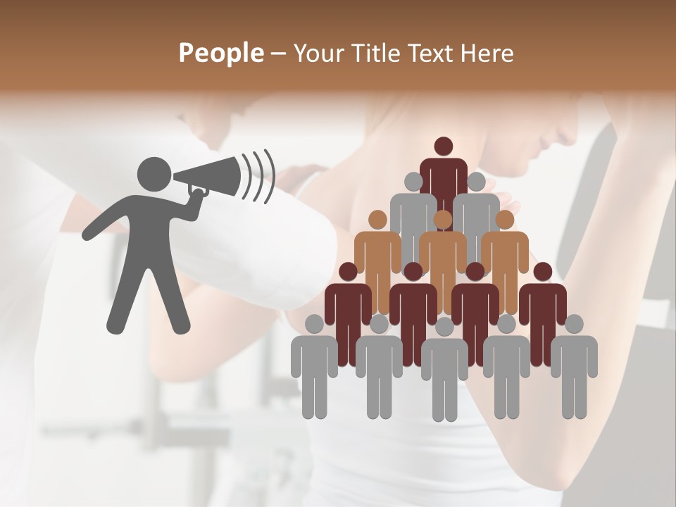 Two Stationary Equipment Athletic Injury PowerPoint Template