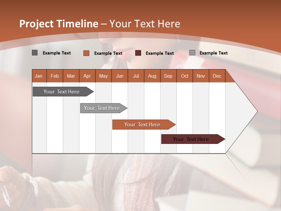 Student Read Young PowerPoint Template