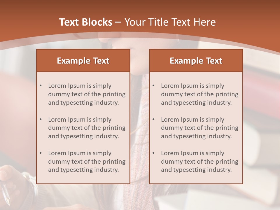 Student Read Young PowerPoint Template