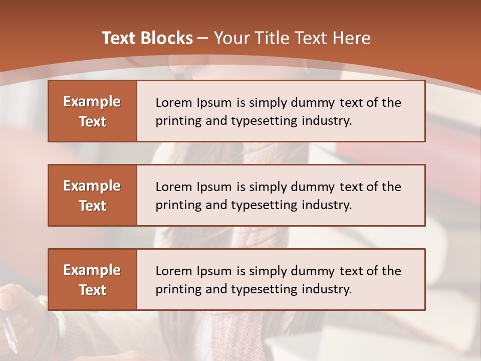 Student Read Young PowerPoint Template