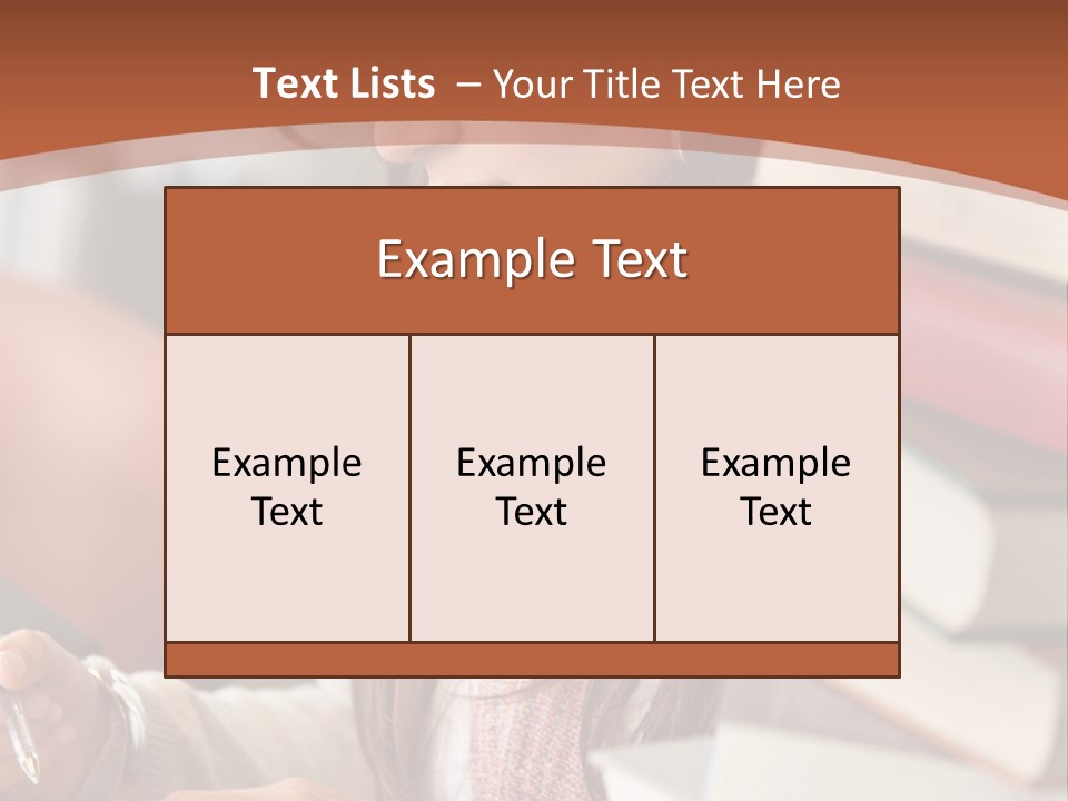 Student Read Young PowerPoint Template