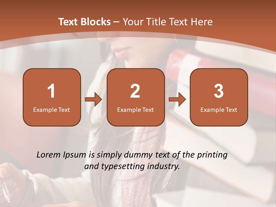 Student Read Young PowerPoint Template