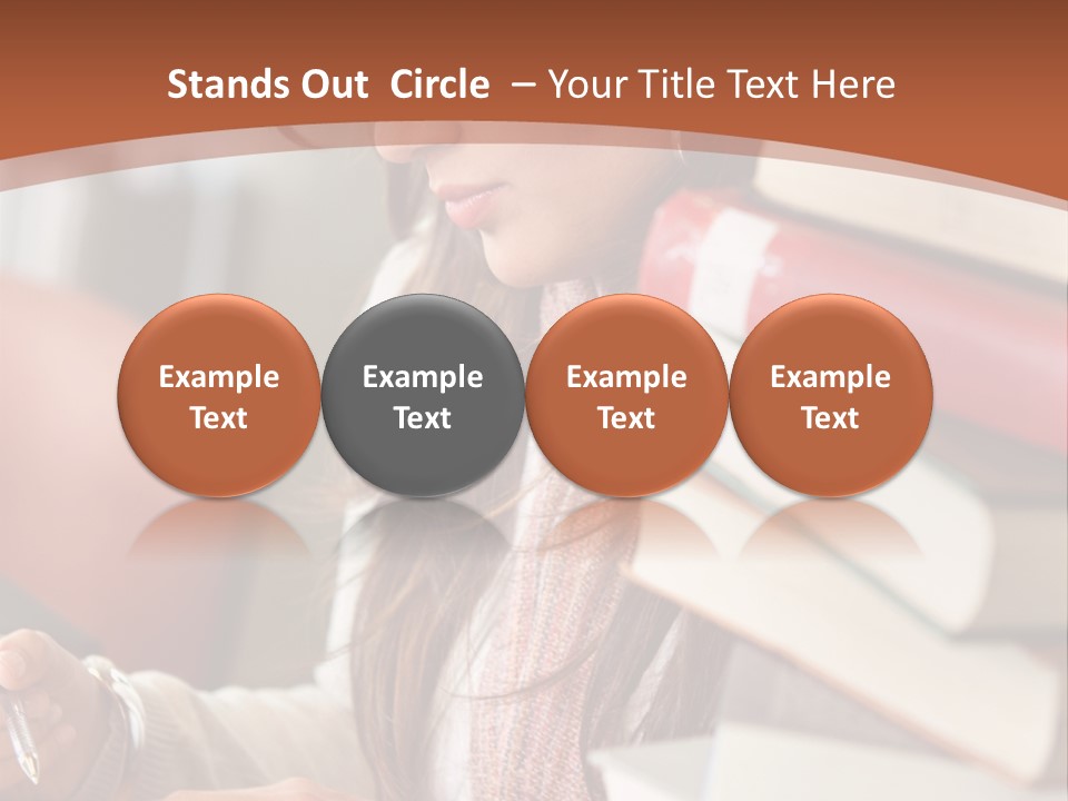 Student Read Young PowerPoint Template