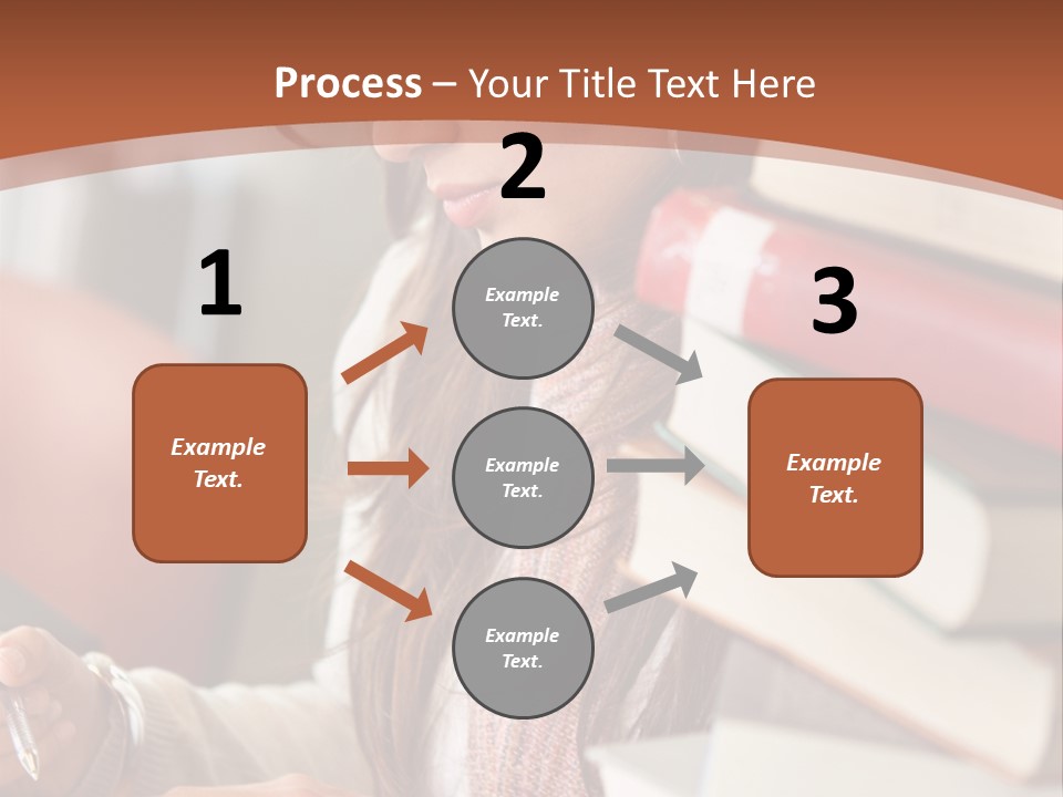Student Read Young PowerPoint Template