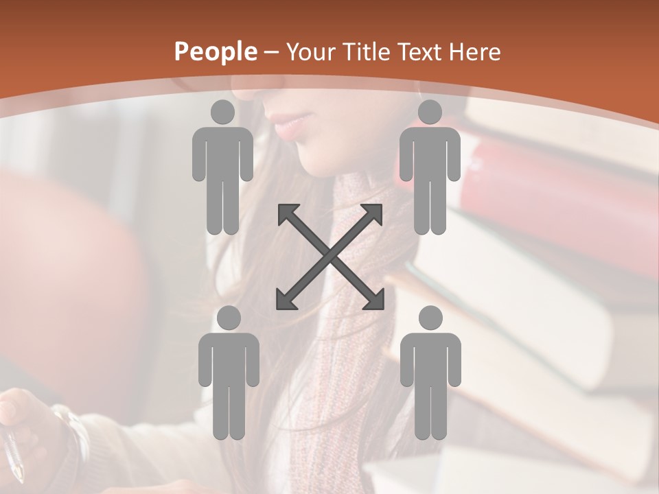 Student Read Young PowerPoint Template