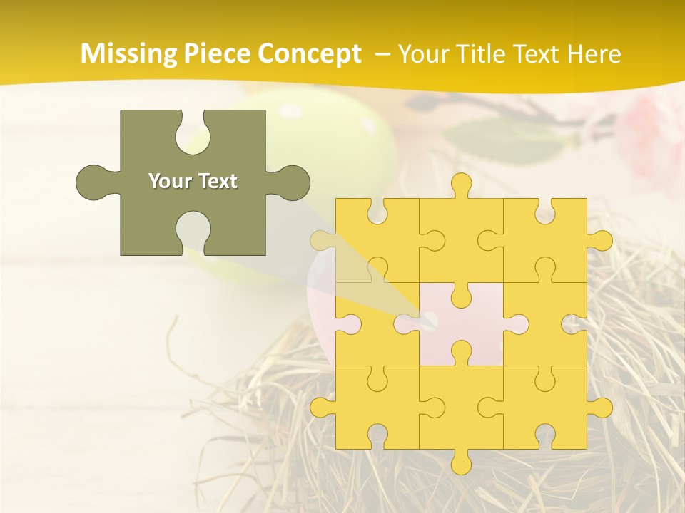 Spring Background April PowerPoint Template