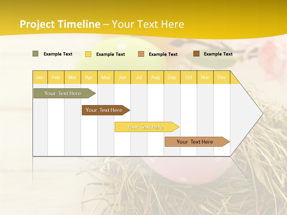 Spring Background April PowerPoint Template