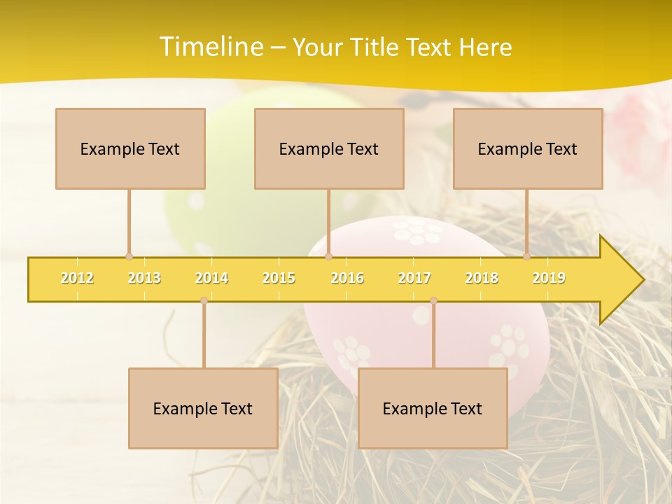 Spring Background April PowerPoint Template