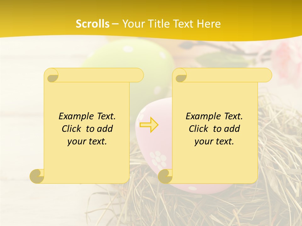 Spring Background April PowerPoint Template