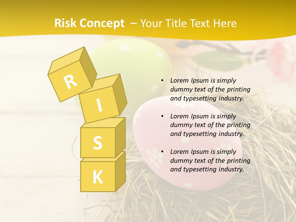 Spring Background April PowerPoint Template