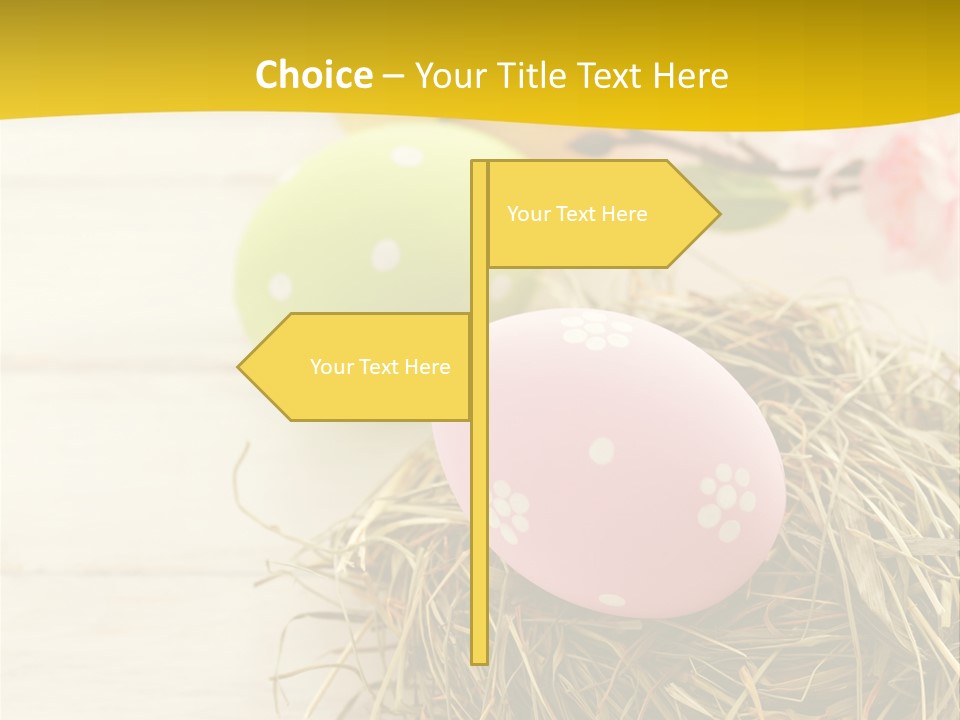 Spring Background April PowerPoint Template