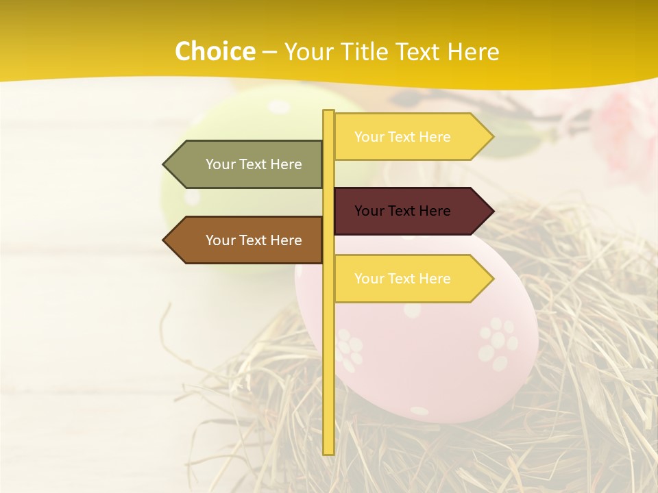 Spring Background April PowerPoint Template