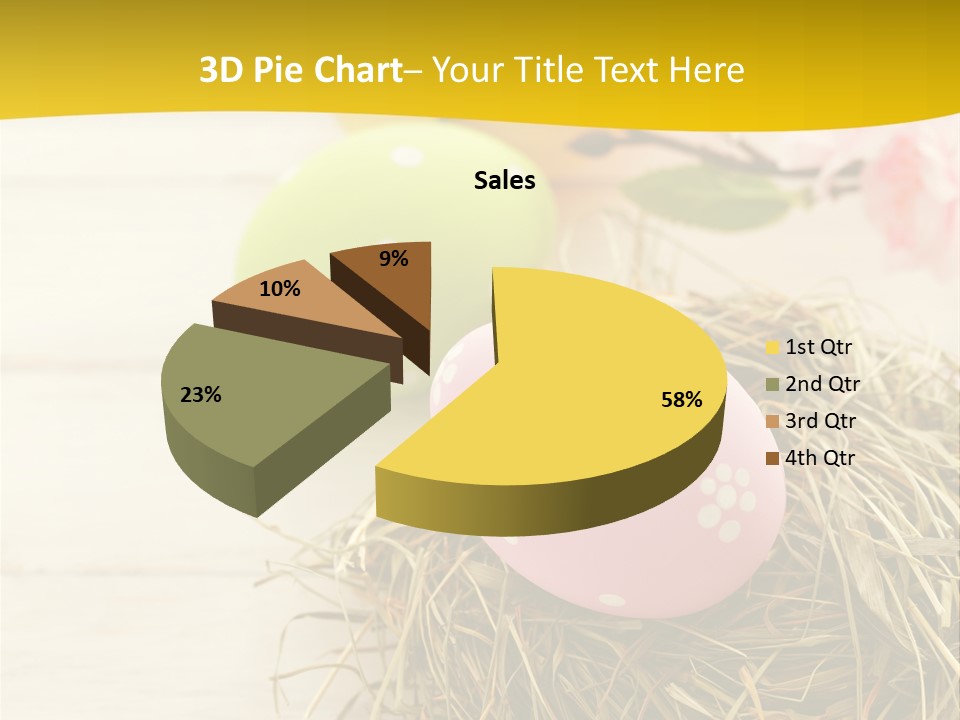 Spring Background April PowerPoint Template